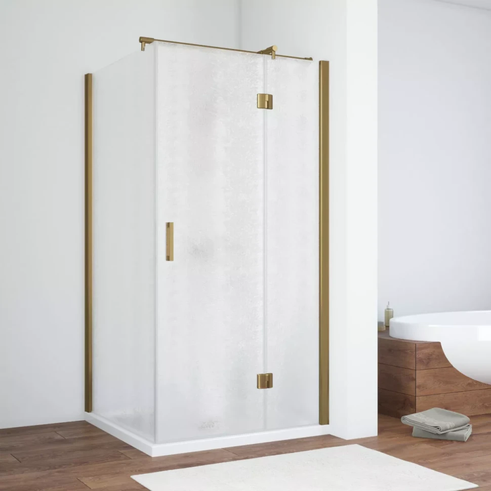 Душевой уголок Vegas-Glass AFP-Fis NOVO 110x120 бронза