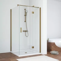 Душевой уголок Vegas-Glass AFP-Fis NOVO 110x120 бронза