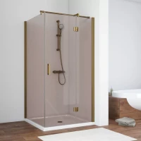 Душевой уголок Vegas-Glass AFP-Fis NOVO 110x120 бронза