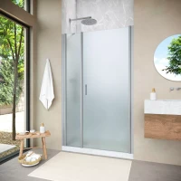 Душевая дверь Vegas-Glass EP-F-2 NOVO 180 h189 матовый хром