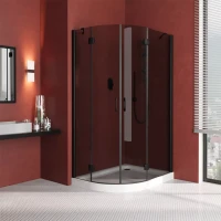 Vegas-Glass AFS-F LUX 90x80 черный матовый