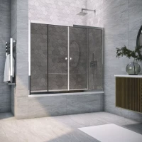 Шторки на ванну Vegas-Glass Z2V TUR NOVO 200 глянцевый хром