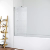 Шторки на ванну EV ST NOVO 76 глянцевый хром