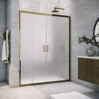 Душевая дверь в нишу Vegas-Glass Z2P TUR NOVO 190 бронза