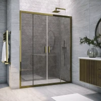 Душевая дверь в нишу Vegas-Glass Z2P TUR NOVO 190 бронза