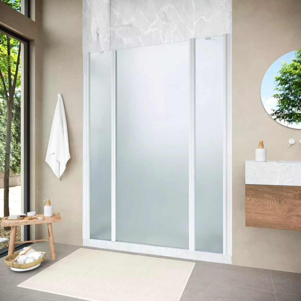 Душевая дверь Vegas-Glass EP-2F NOVO 185 h200 белый