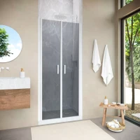 Душевая дверь в нишу Vegas-Glass E2P NOVO 95 h189 белый