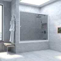 Ограждения на ванну Vegas-Glass ZV NOVO 180 белый