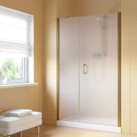 Душевая дверь в нишу Vegas-Glass EP-F-2 LUX 125 бронза