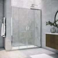 Душевая дверь в нишу Vegas-Glass Z2P TUR NOVO 195 бронза