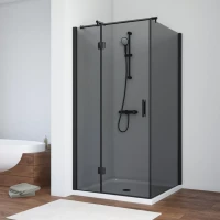 Душевой уголок Vegas-Glass AFP-Fis NOVO 110x120 черный матовый