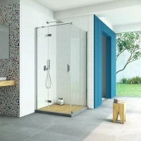 Душевой уголок Vegas-Glass AFP-Fis Retta 120x120 белый