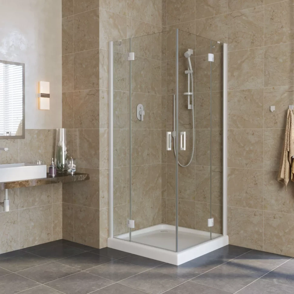Душевой уголок Vegas-Glass AFA LUX 100x100 белый