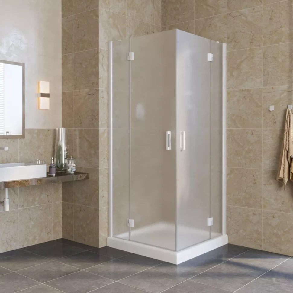 Душевой уголок Vegas-Glass AFA LUX 100x100 белый