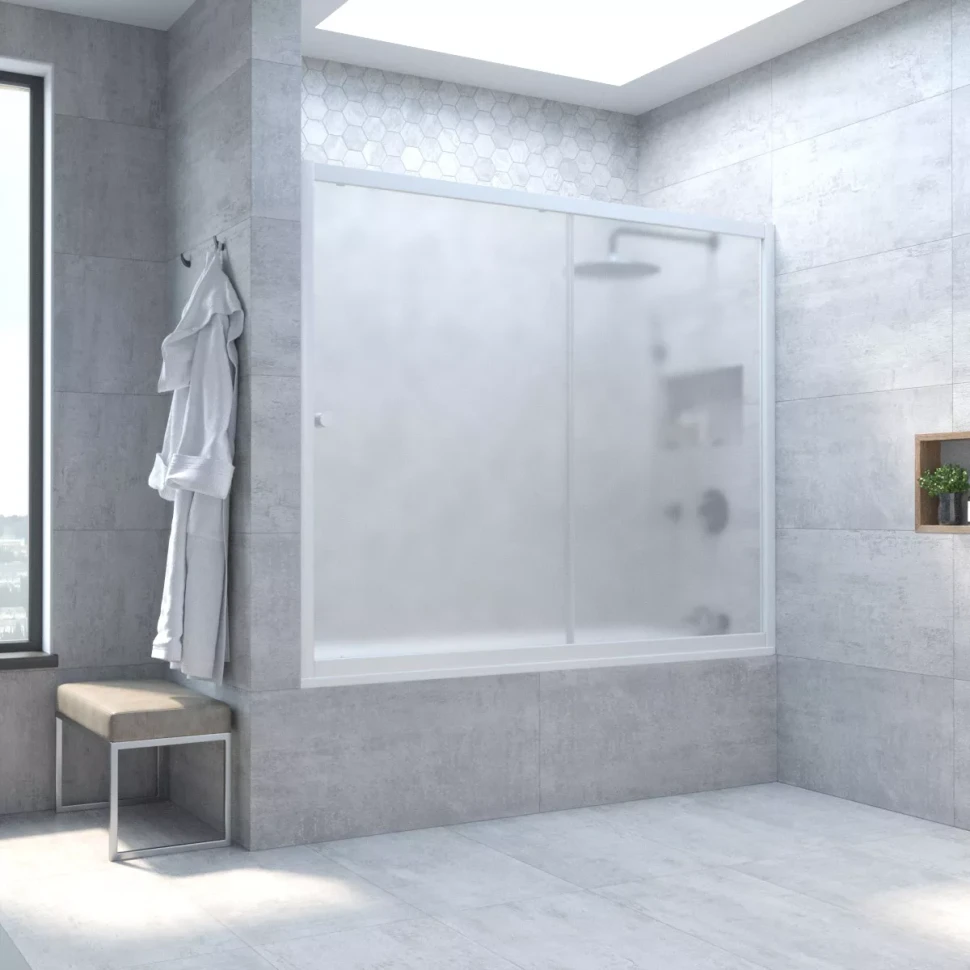 Ограждения на ванну Vegas-Glass ZV NOVO 190 белый