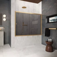 Шторки на ванну ZV Protec 150 золото матовое