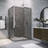 Душевой уголок Vegas-Glass ZP+ZPV TUR NOVO 115x80 глянцевый хром