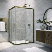 Душевой угол-ограждение Vegas-Glass ZA-F TUR NOVO 85x80 бронза