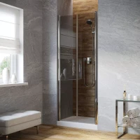 Дверь в душевую нишу Vegas-Glass E2P LUX 85 глянцевый хром