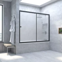 Ограждения на ванну Vegas-Glass ZV NOVO 190 черный матовый Ограждения на ванну Vegas-Glass ZV NOVO 190 черный матовый