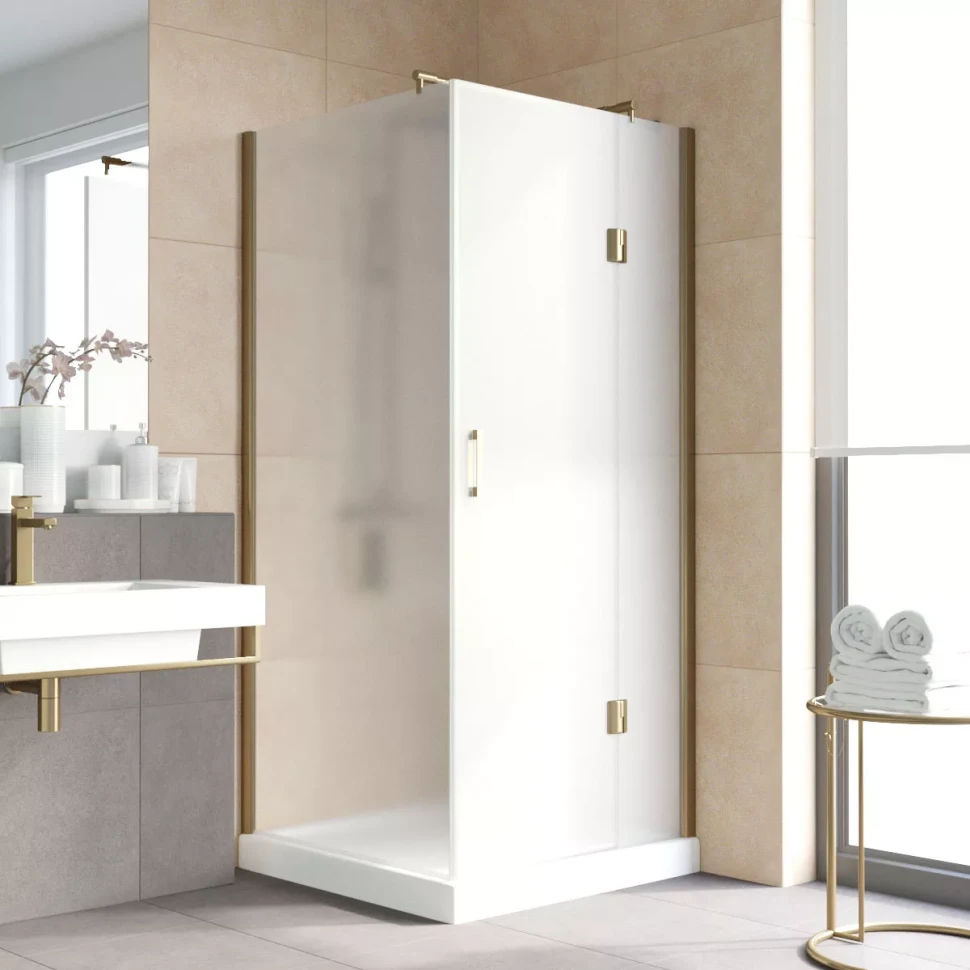 Душевой уголок Vegas-Glass AFP-Fis LUX 90x120 бронза