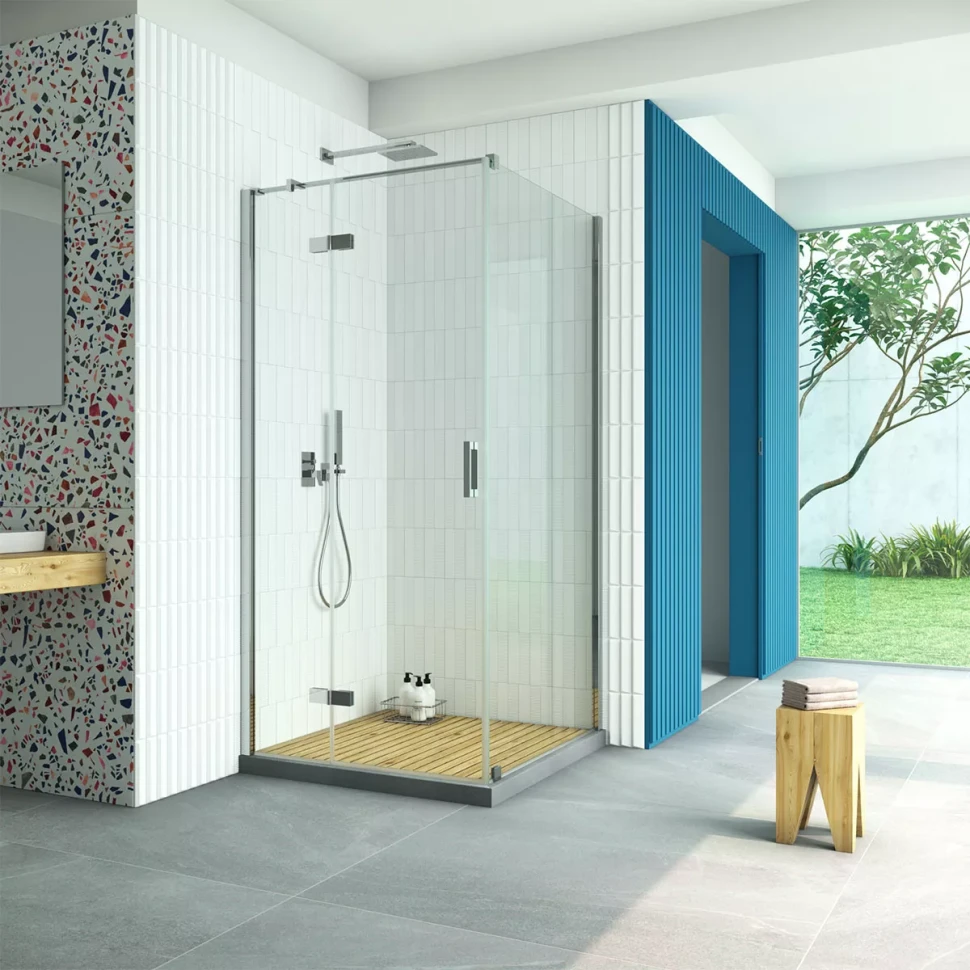 Душевой уголок Vegas-Glass AFP-Fis Retta 120x80 белый