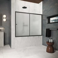 Шторки на ванну ZV Protec 150 черный матовый