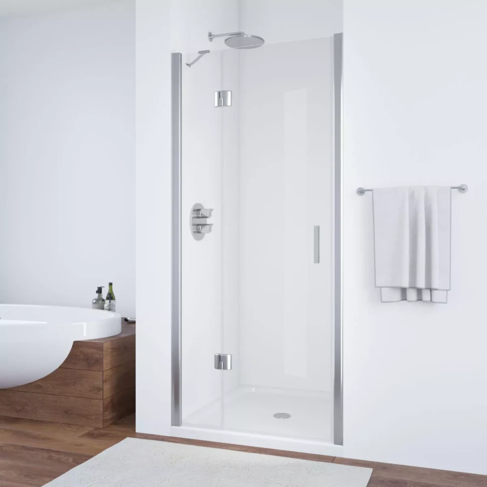 Душевая дверь Vegas-Glass AFP NOVO 95 золото матовое