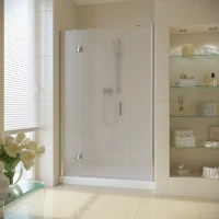 Душевая дверь Vegas-Glass AFP-F LUX 130 глянцевый хром