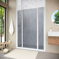 Душевая дверь Vegas-Glass EP-2F NOVO 140 h200 белый