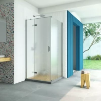 Душевой уголок Vegas-Glass AFP-Fis Retta 120x80 глянцевый хром