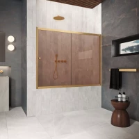 Шторки на ванну ZV Protec 160 золото матовое