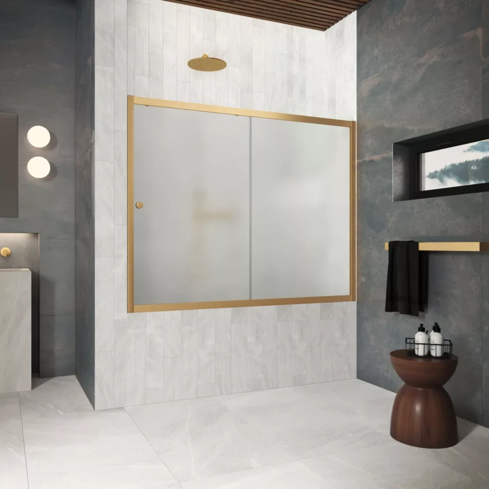 Шторки на ванну ZV Protec 160 золото матовое