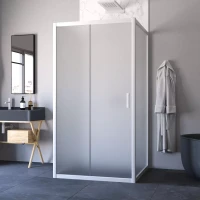 Душевой уголок Vegas-Glass ZP-U NOVO 100x100 белый