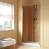 Дверь в душевую нишу Vegas-Glass GPS LUX 70 бронза