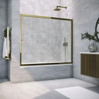 Шторки на ванну Vegas-Glass ZV TUR NOVO 160 бронза