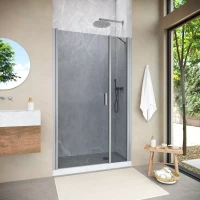 Душевая дверь Vegas-Glass EP-F-2 NOVO 185 h200 матовый хром