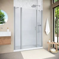 Душевая дверь Vegas-Glass EP-2F NOVO 190 h200 матовый хром