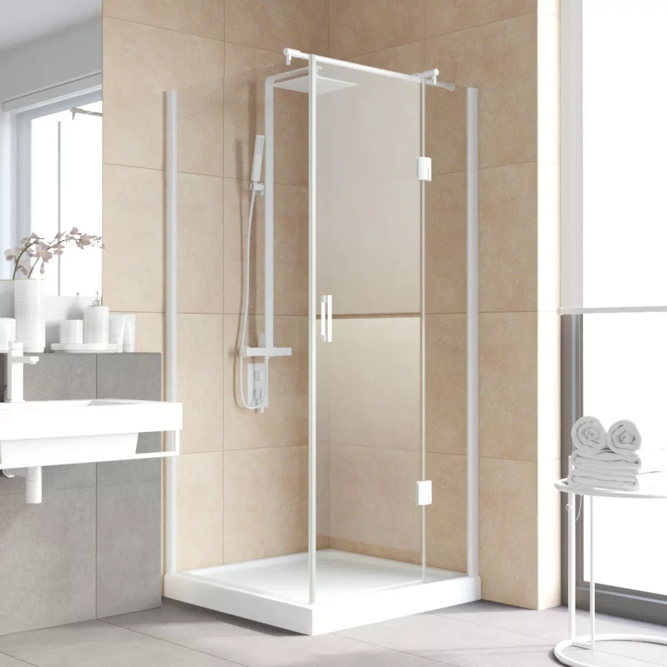 Душевой уголок Vegas-Glass AFP-Fis LUX 90x80 белый