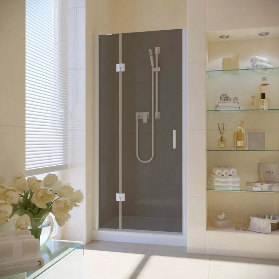 Душевая дверь в нишу Vegas-Glass AFP LUX 100 белый