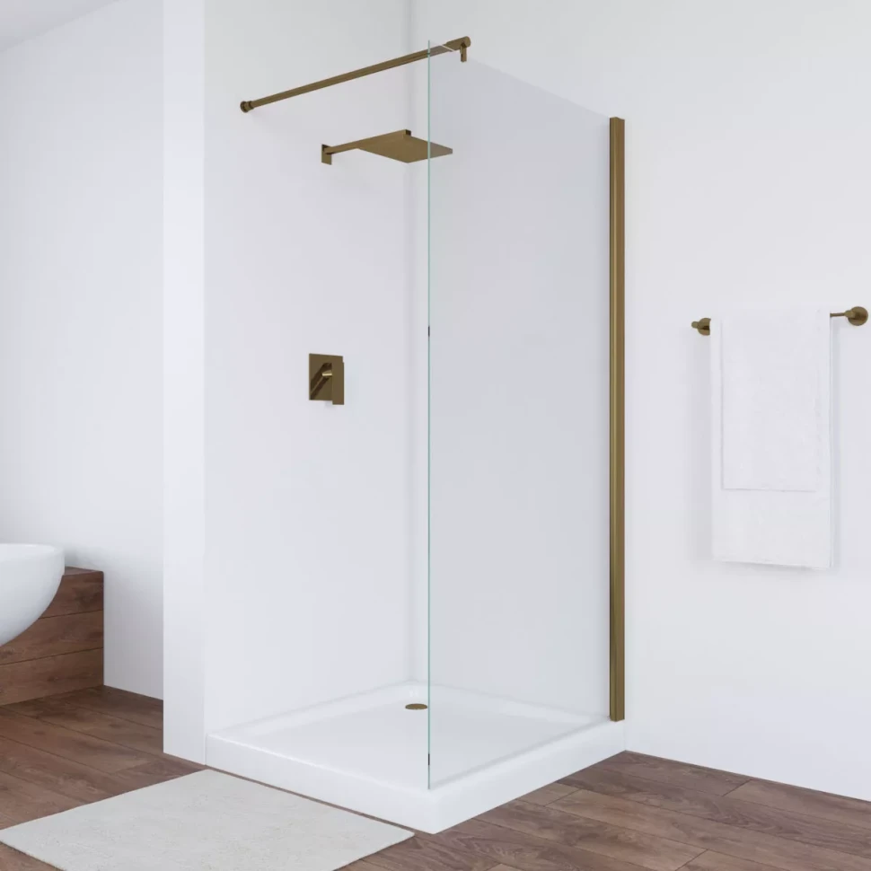 Неподвижные перегородки Vegas-Glass EAF NOVO 96 бронза