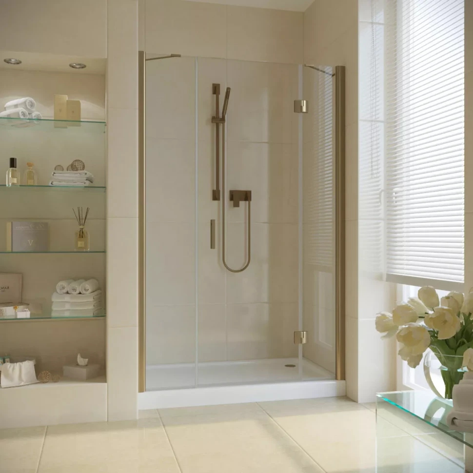 Душевая дверь Vegas-Glass AFP-F LUX 140 бронза