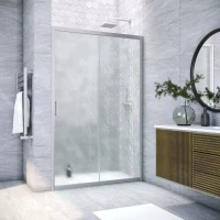 Дверь в душевой проем Vegas-Glass ZP NOVO 120 матовый хром