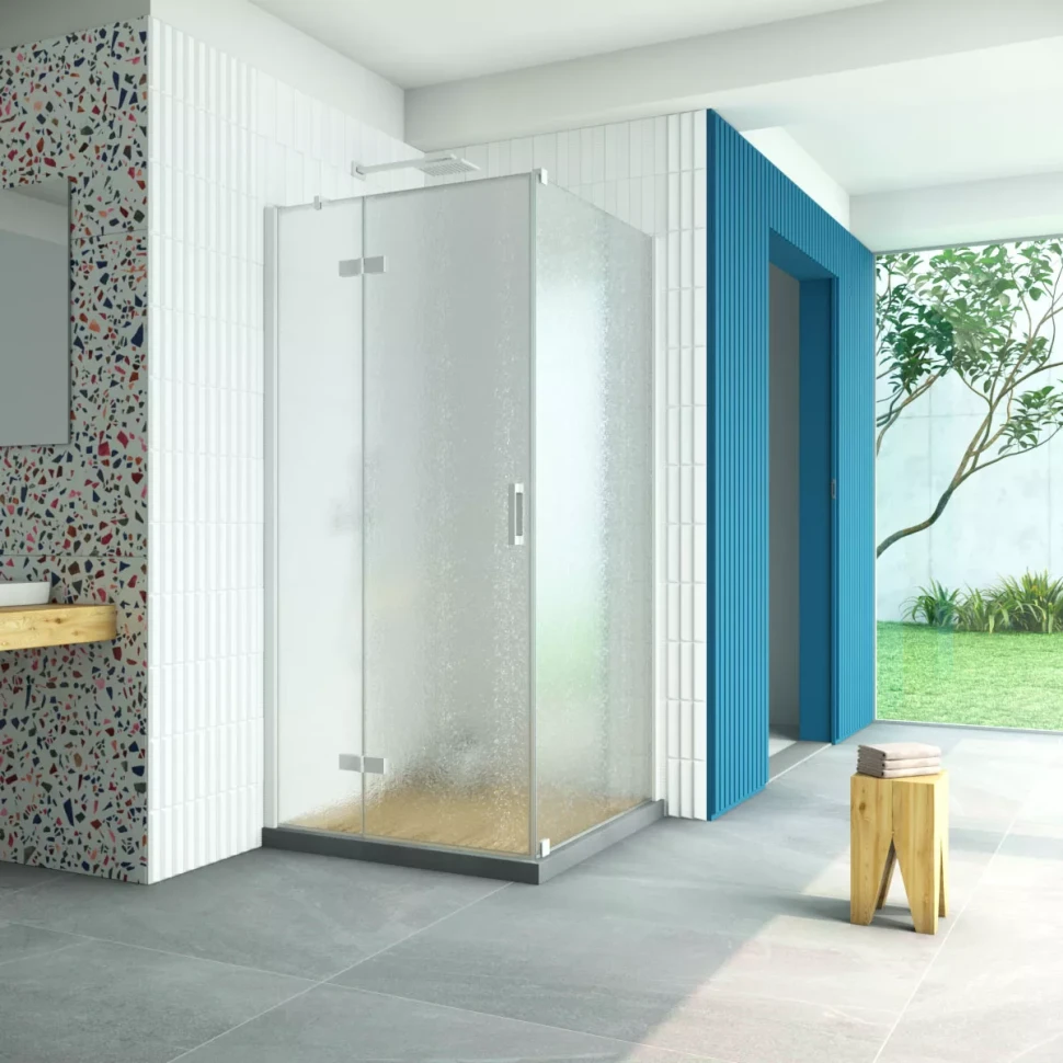 Душевой уголок Vegas-Glass AFP-Fis Retta 120x90 белый