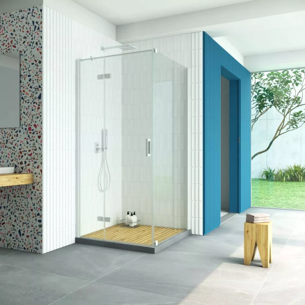 Душевой уголок Vegas-Glass AFP-Fis Retta 120x90 белый