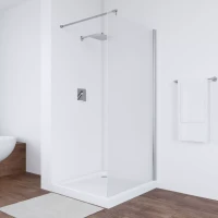 Неподвижные перегородки Vegas-Glass EAF NOVO 96 глянцевый хром