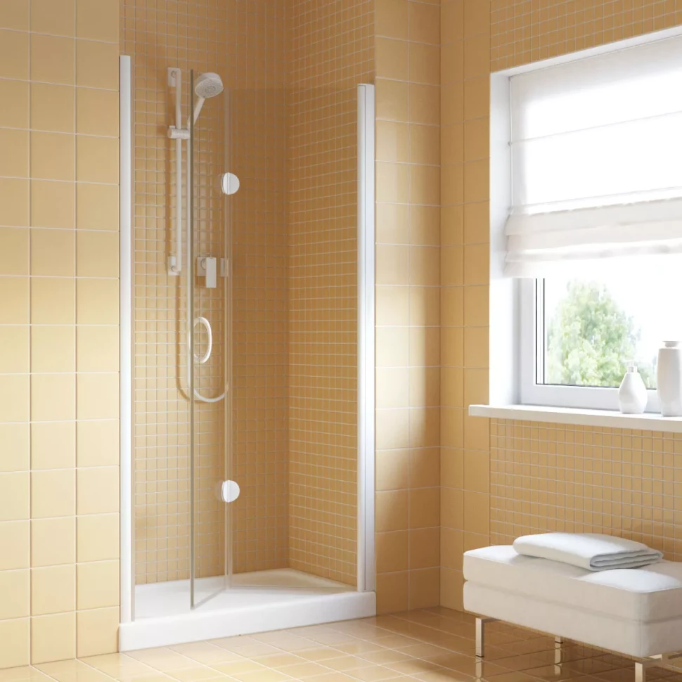 Дверь в душевую нишу Vegas-Glass GPS LUX 75 белый