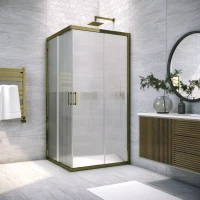 Душевой уголок Vegas-Glass ZA TUR NOVO 120x120 бронза