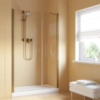 Душевая дверь в нишу Vegas-Glass EP-F-2 LUX 140 бронза