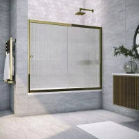 Шторки на ванну Vegas-Glass ZV TUR NOVO 180 бронза